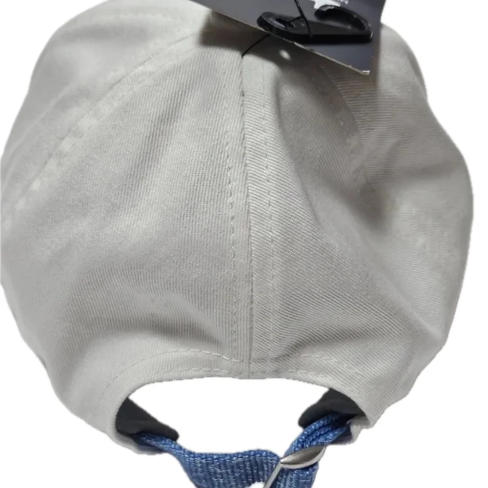 Under Armour Hat Cap Strap‎ Back Youth One Size White Embroidered UA Free Fit